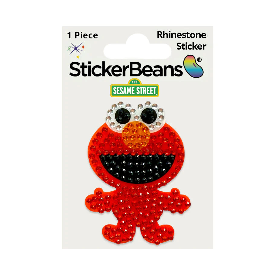 StickerBeans Sesame Street Collection – Elmo – Sparkle Sticker – 2"
