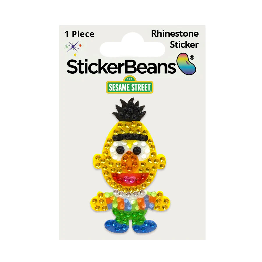 StickerBeans Sesame Street Collection – Bert – Sparkle Sticker – 2"