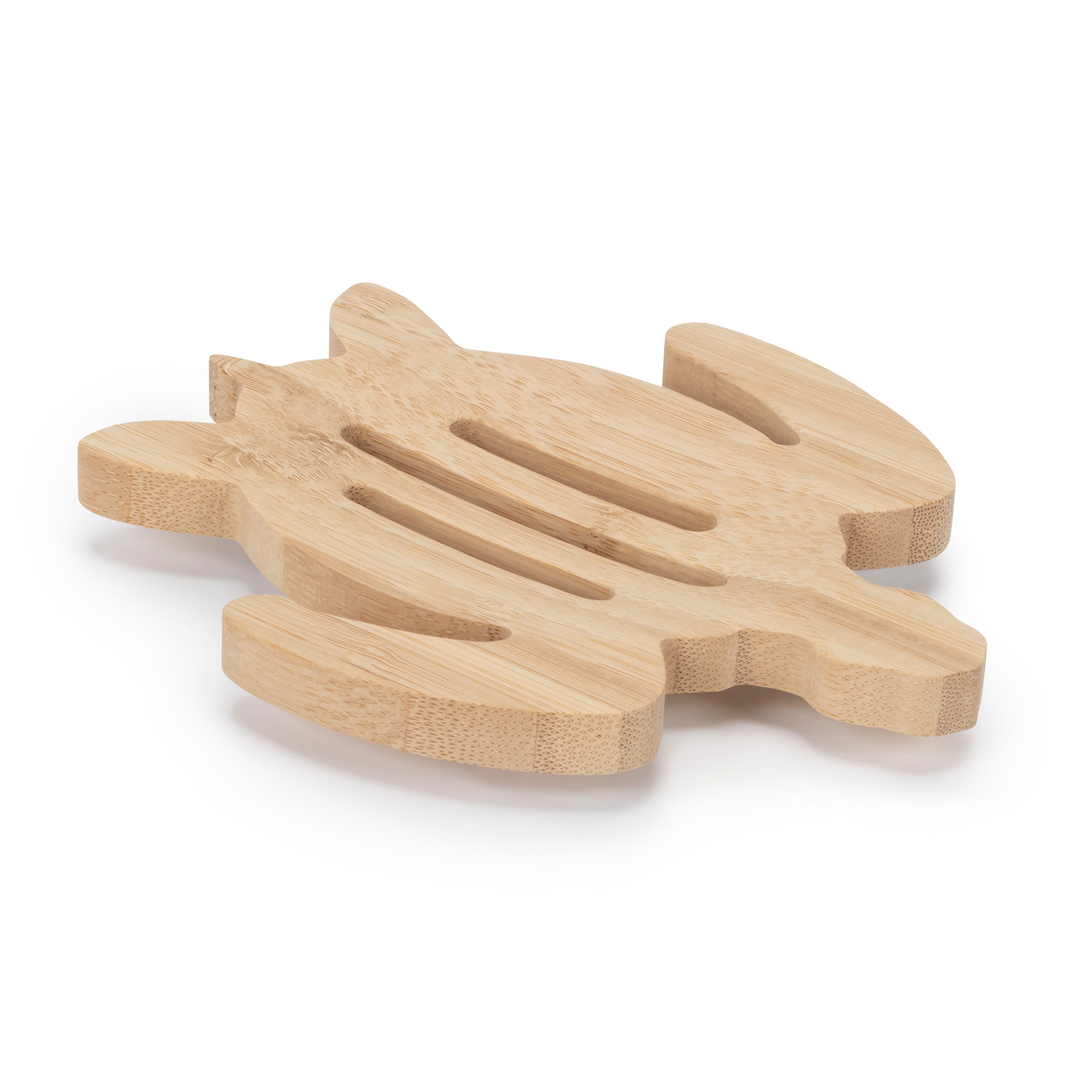 Kikkerland Wooden Turtle Soap Dish