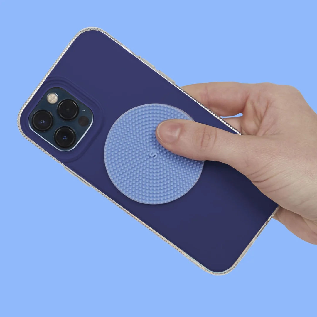 Speks Slabs Static Sensory Silicone Sticker – Blue