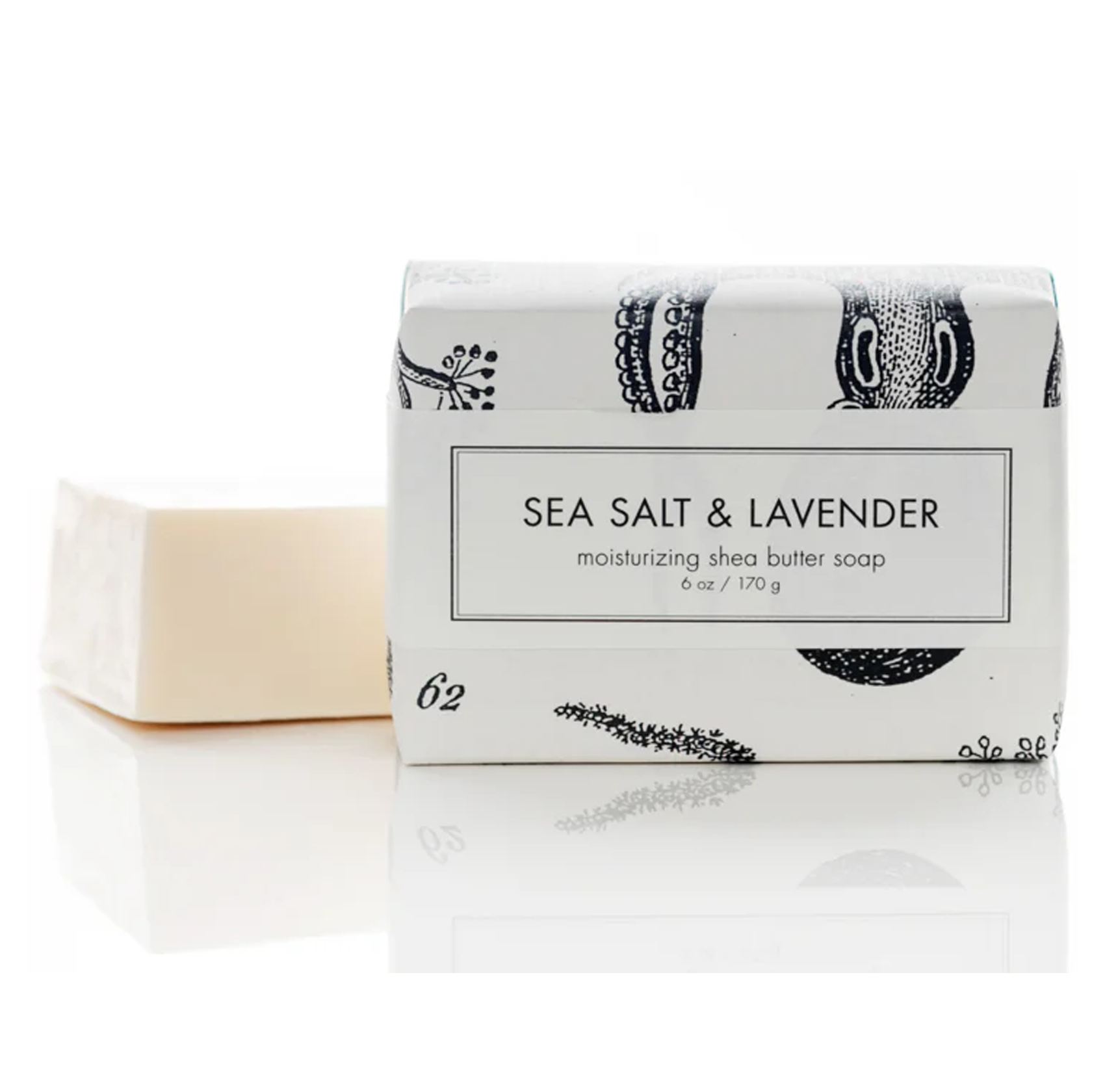 Formulary 55 Moisturizing Shea Butter Soap – Sea Salt & Lavender – 6oz.