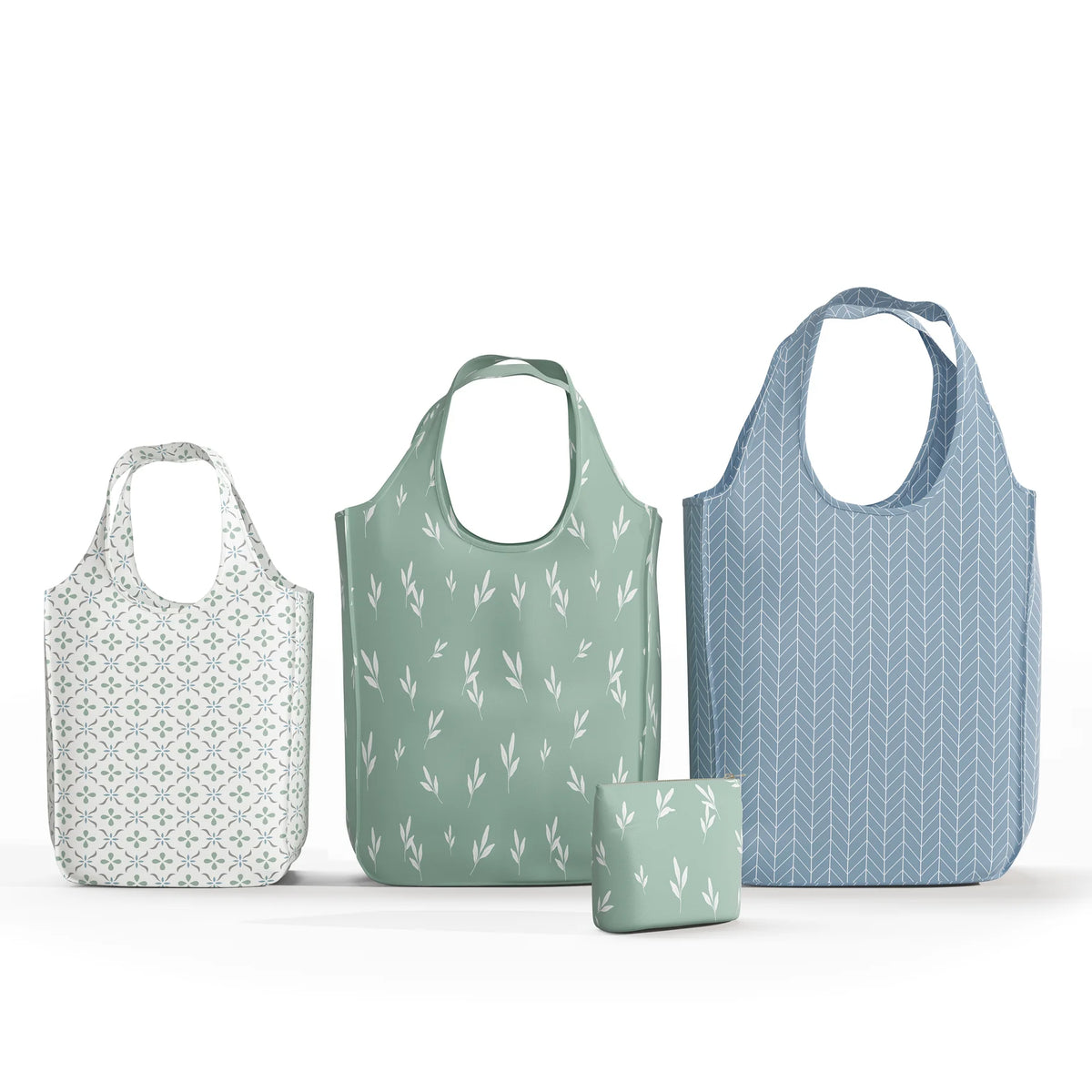 Pure Sage The Combo Pack Tote – Sage – Set of 3