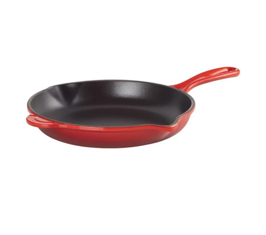 Le Creuset 经典铸铁煎锅特惠 – 6.33英寸 – 樱桃红