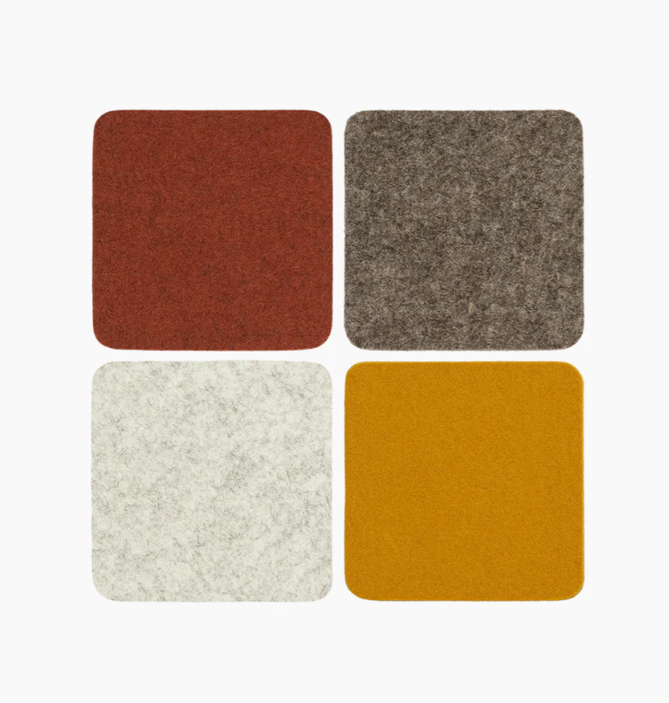 Graf Lantz Bierfilzl Square Felt Coaster – Desert Sun – 4pk