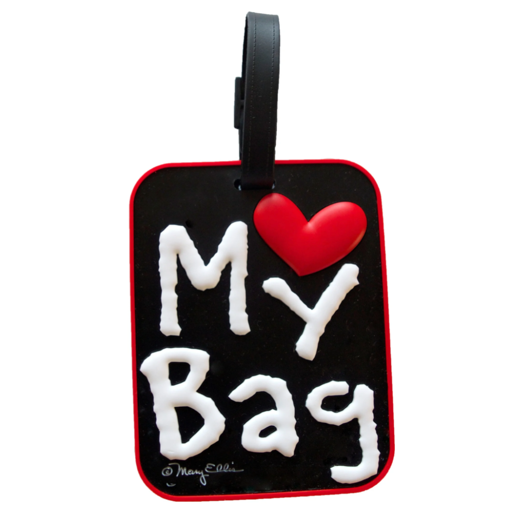 My Bag 3D Black Luggage Tag