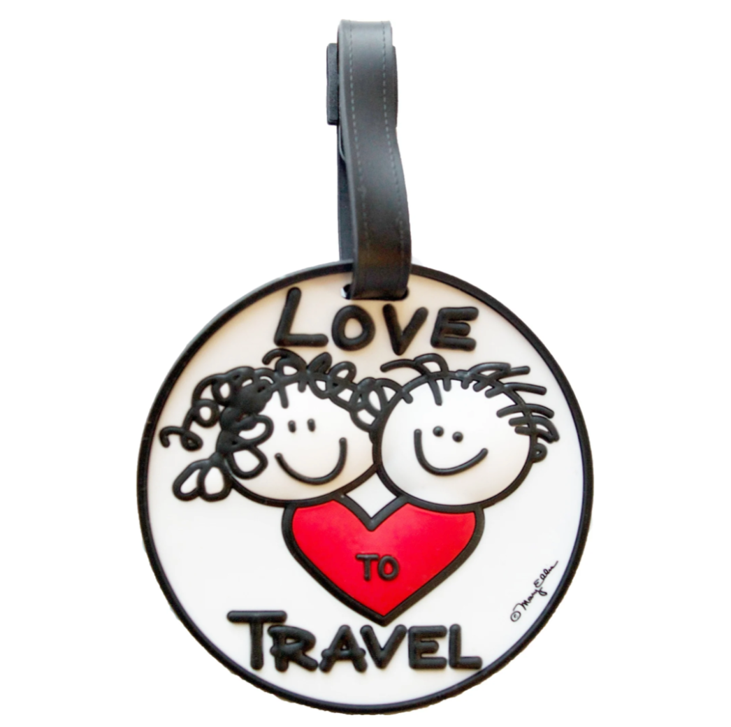 Love To Travel 3D Luggage Tag