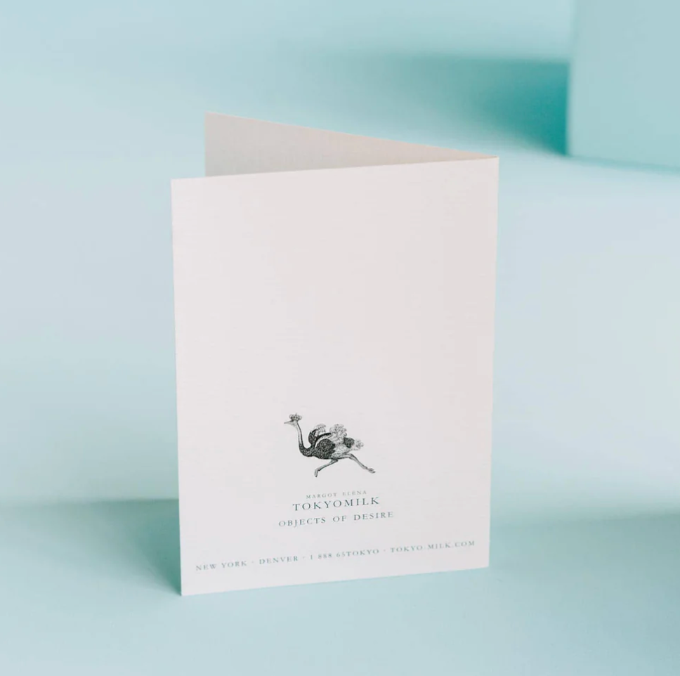 Tarjeta de felicitación con purpurina de mariposa – 3.5" x 5"