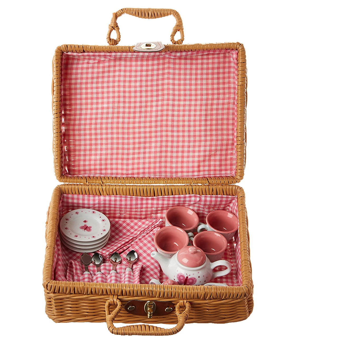 Butterfly Tea Set Basket For Kids