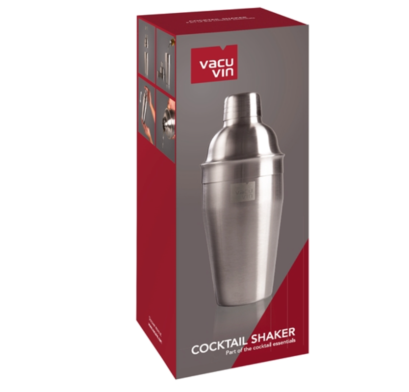 Vacu Vin Stainless Steel Cocktail Shaker