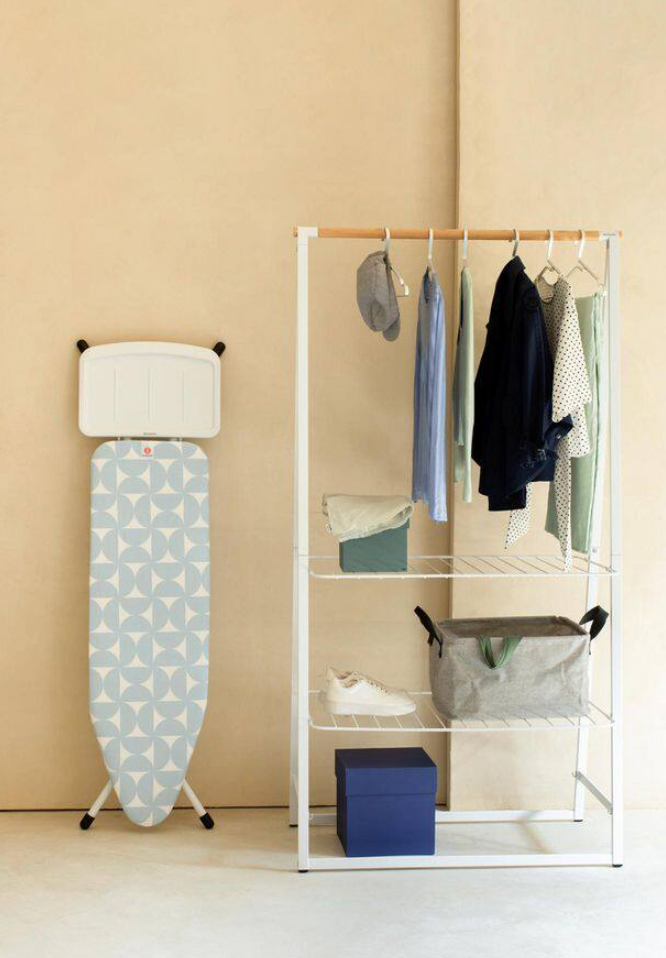 Brabantia Fresh Breeze Ironing Board Size B with Steam Iron Rest - LOCAL UPPER EAST SIDE DELIVERY ONLY
