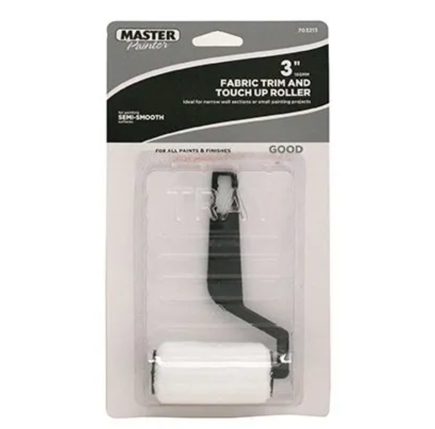 Trim Paint Roller with Tray – 3”