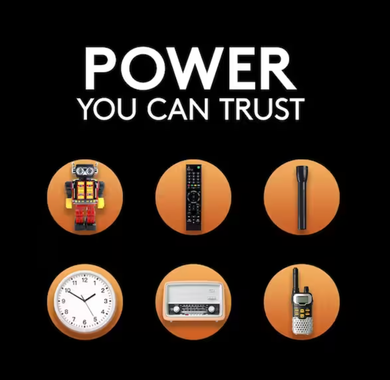 Duracell 1.5V Coppertop Alkaline D Batteries – 4pk