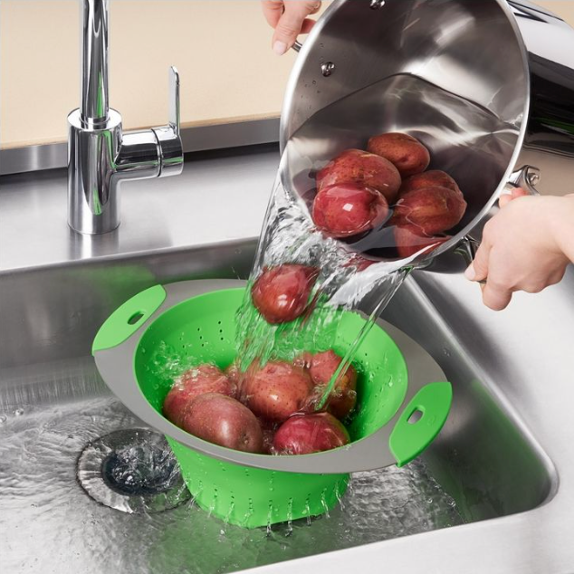 OXO Silicone Collapsible Colander – 3.5qt