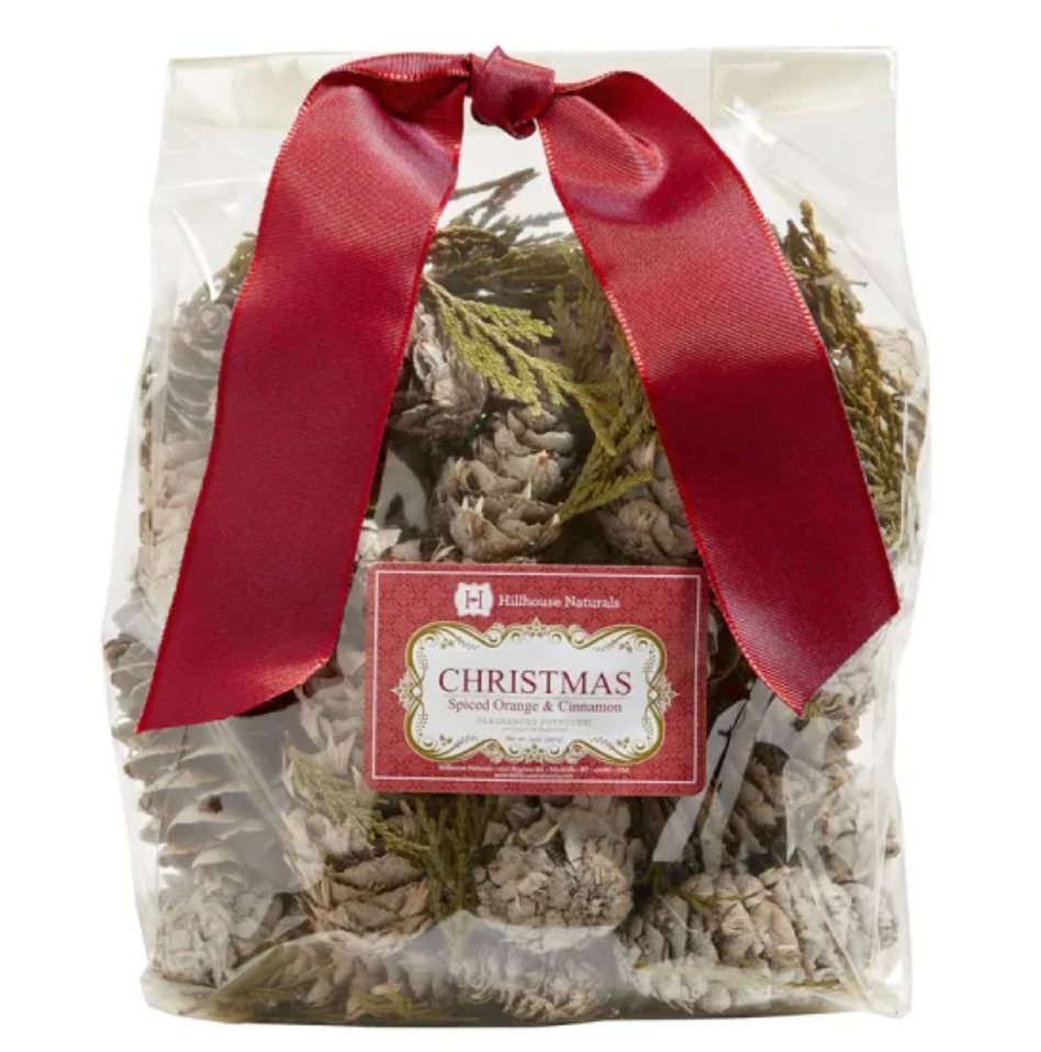 Christmas Pinecone Potpourri – Orange, Cinnamon Spice – 14oz