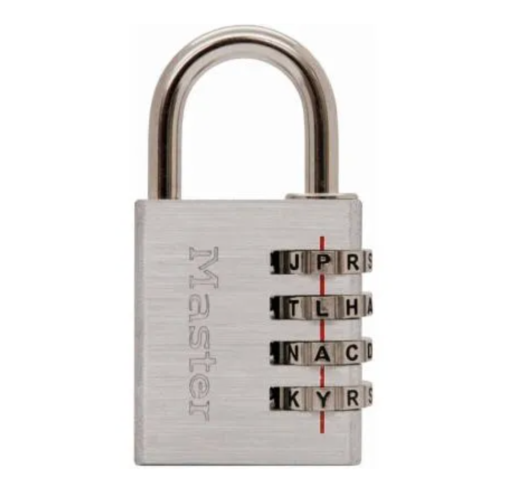 Aluminum Alpha Word Luggage Lock