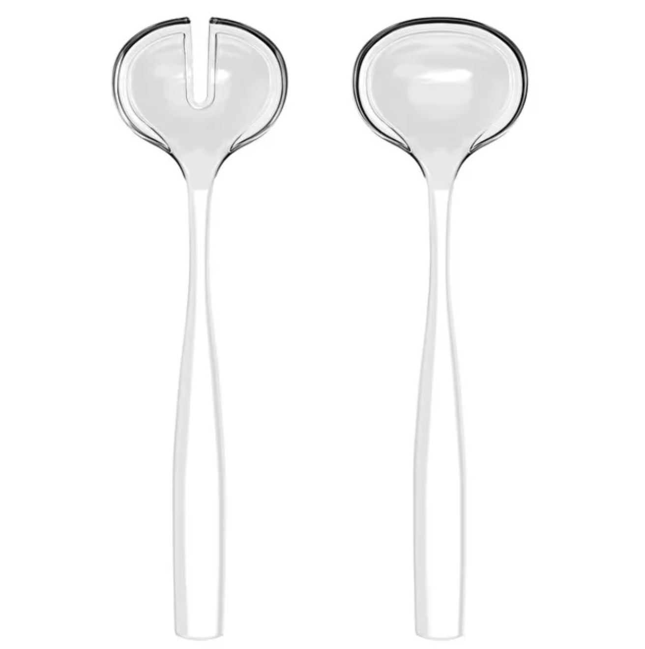 Guzzini Acrylic Salad Servers – Set of 2 – Mother of Pearl