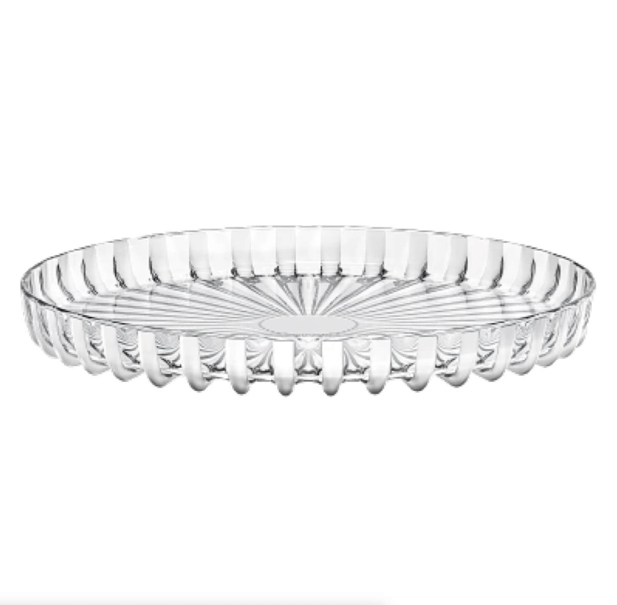 Guzzini Dolcevita Round Tray – Mother of Pearl – 12" Dia.