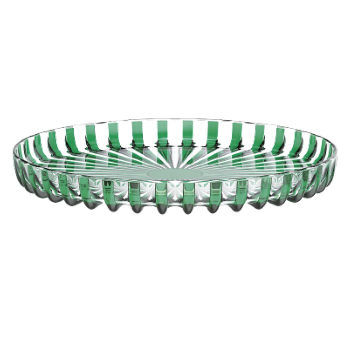 Guzzini Dolcevita Round Tray – Emerald – 12" Dia.