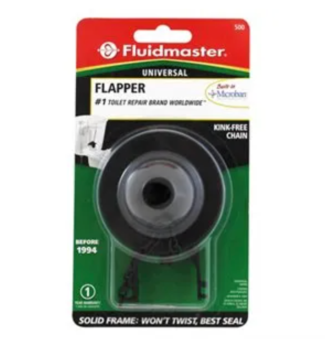 Bulls Eye Universal Toilet Flapper Vinyl With Plastic Chain