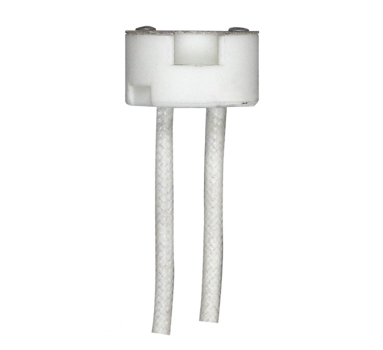 Round Halogen Porcelain Socket for G4, Gx5.3, GY6.35 Bi-Pin Bases