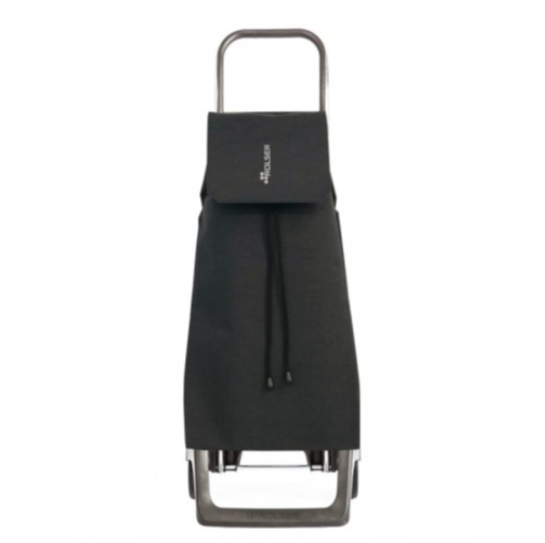 Rolser Aluminum Shopping Trolley Bag – Holds 88lb. – Black Tweed