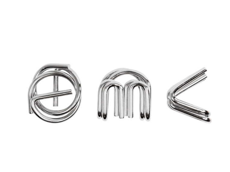 Einsteins E=mc2 Metal Brain Teaser Puzzles