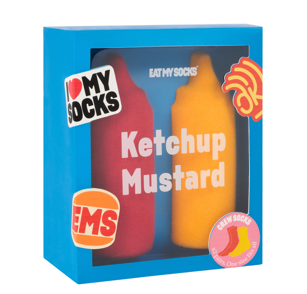 Eat My Socks – Ketchup Mustard (2 pairs of Socks)