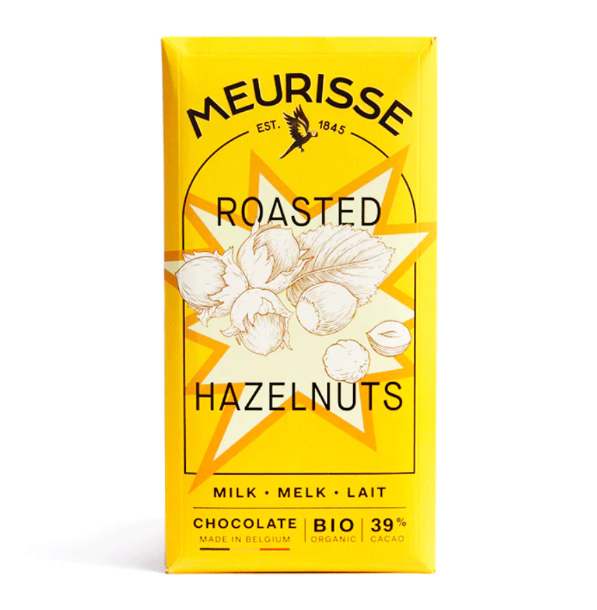 Meurisse Roasted Hazelnut Milk Chocolate 39% – 3.5oz **
