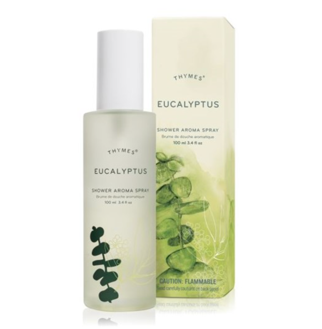 Thymes Shower Aroma Spray – 3.4oz. – Eucalyptus