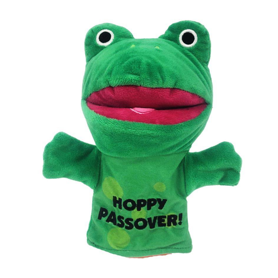 Passover Frog Hand Puppet - Plush