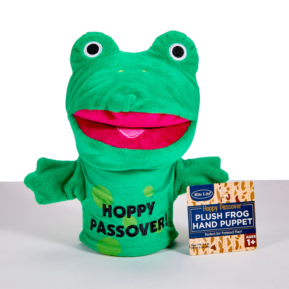 Passover Frog Hand Puppet - Plush