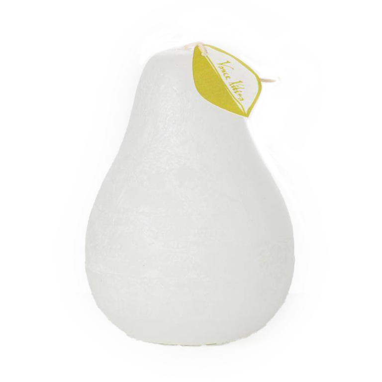 Vance Kitira Timber Pear Candle – White – 4.5"