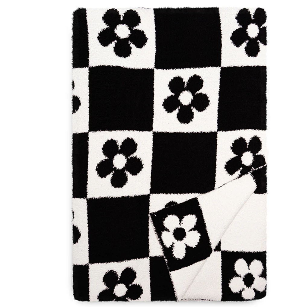 Living Royal Blanket – Daisy Checker – 54" x 60"