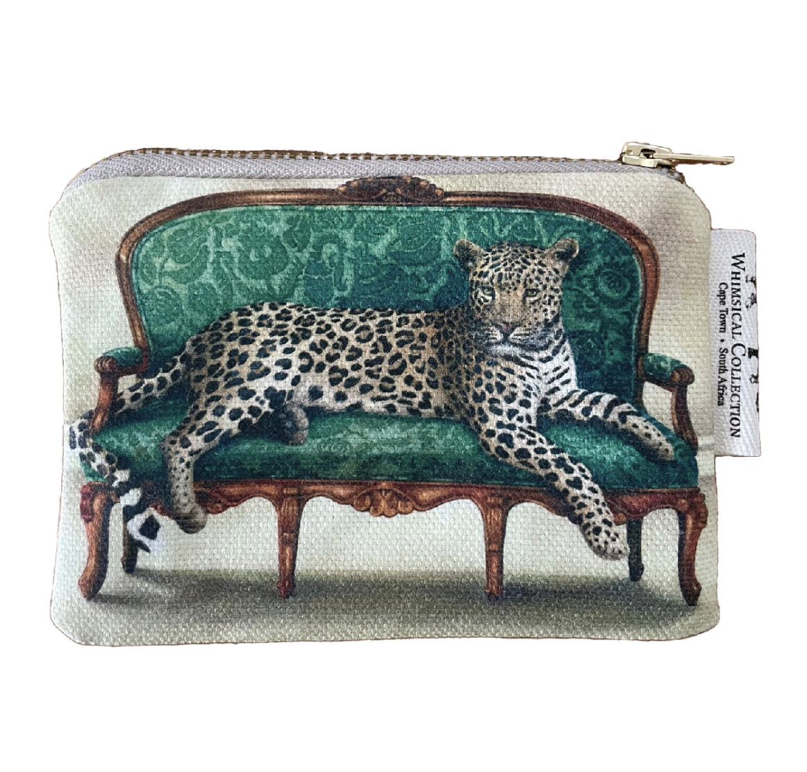 Wildlife At Leisure Hand-Made Coin Purse – Leopard