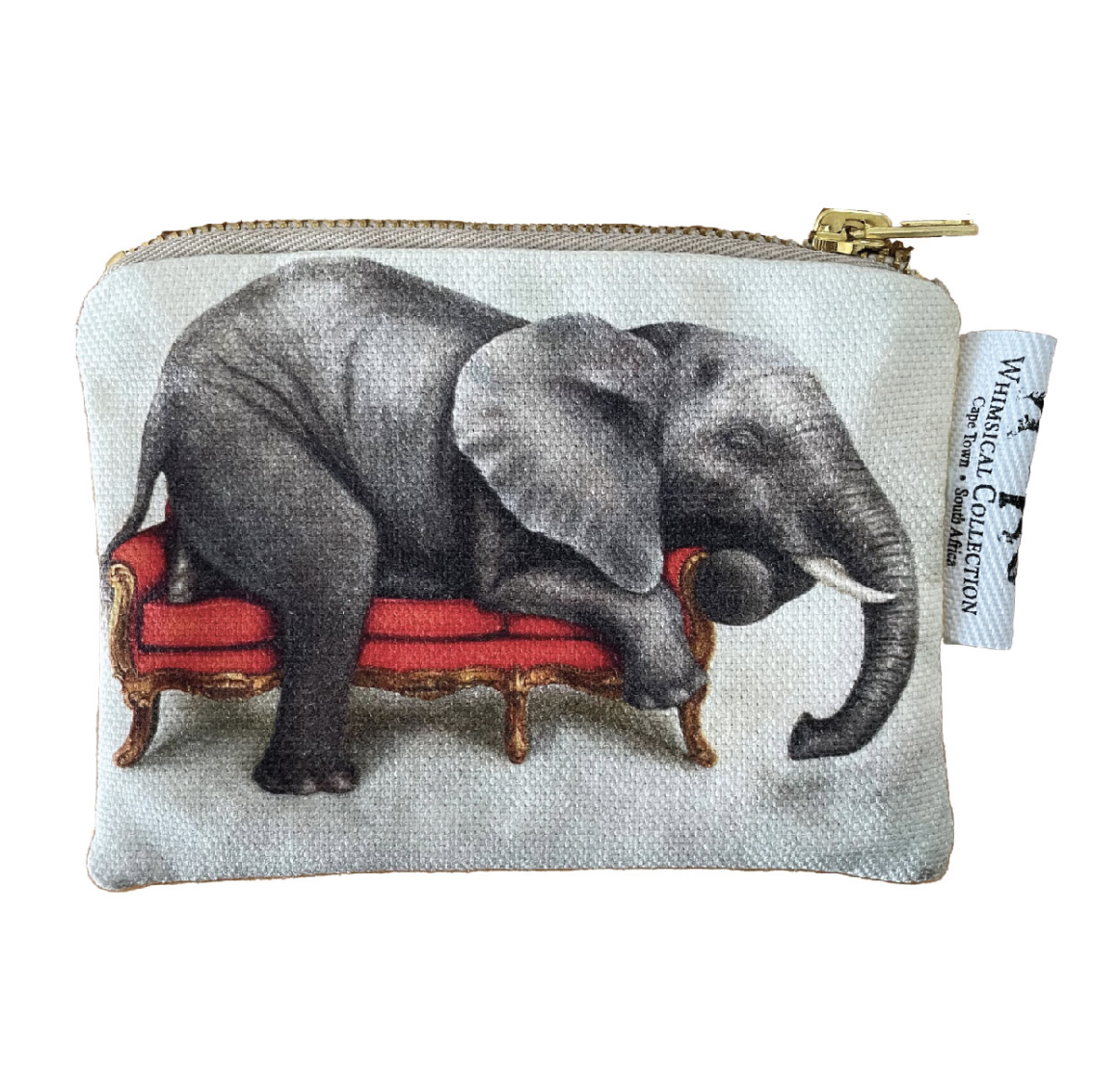 Wildlife At Leisure Hand-Made Coin Purse – Elephant