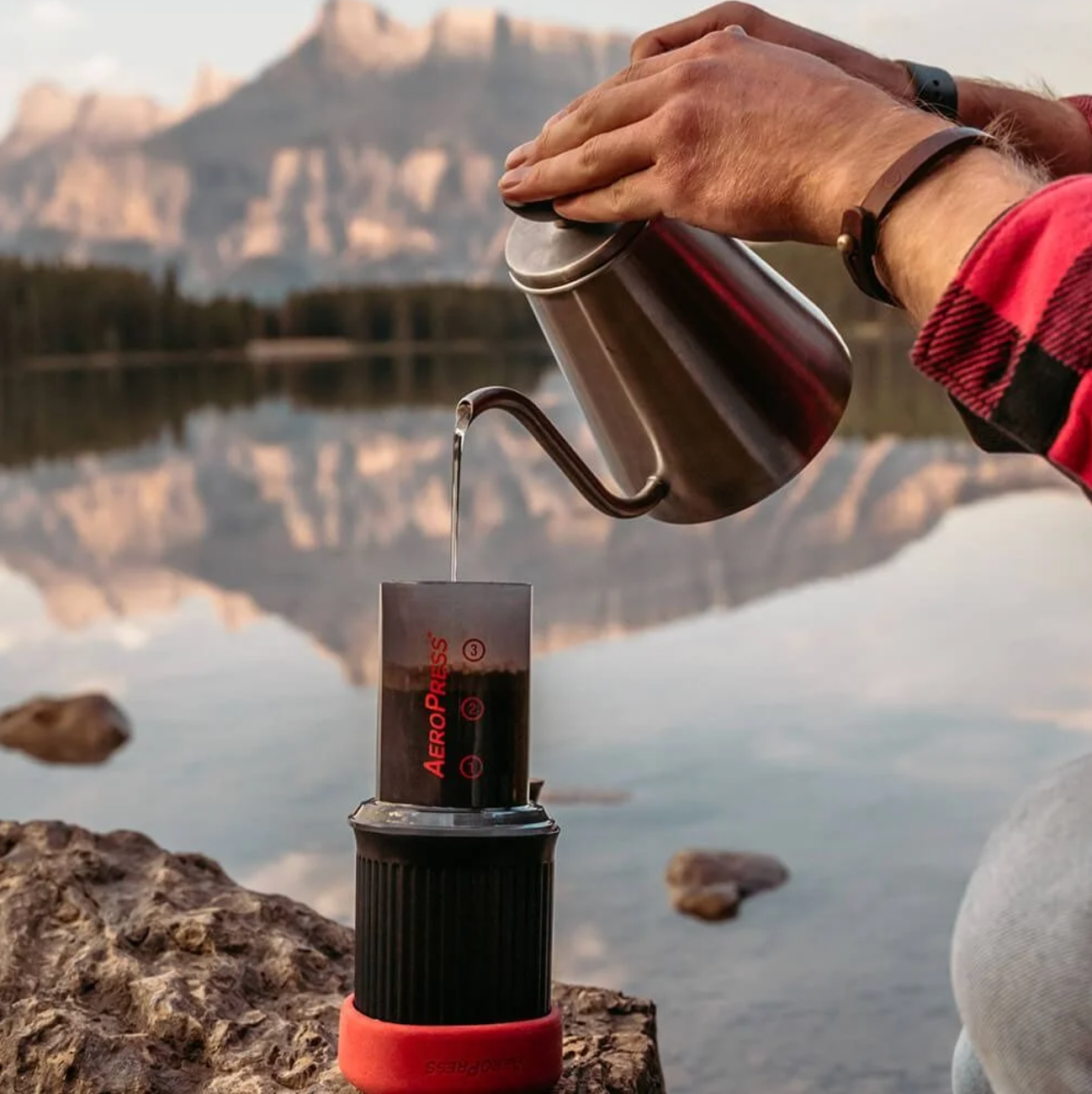 AeroPress Go Travel Coffee Press – 8oz.