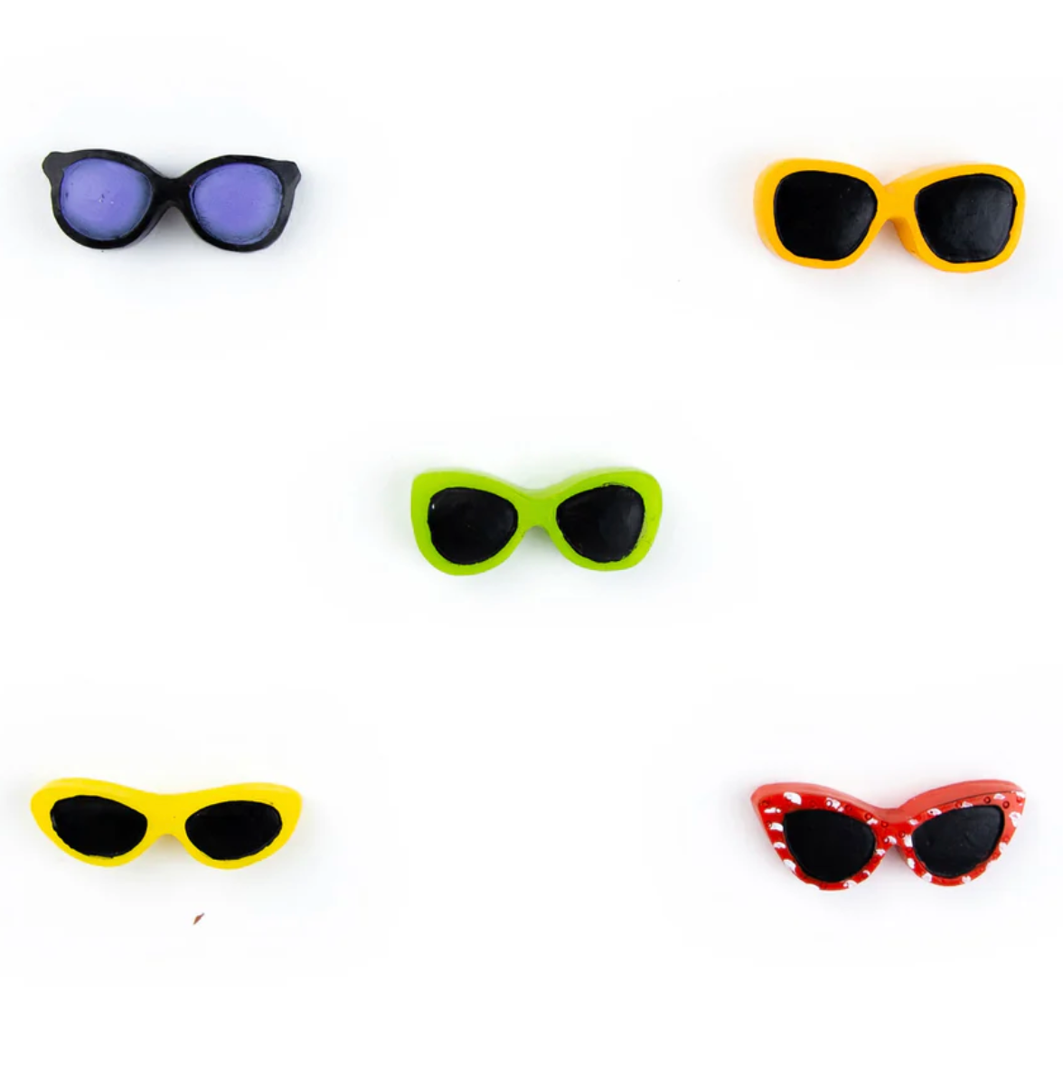 Colorful Sunglasses Novelty Magnets – Pack of 5