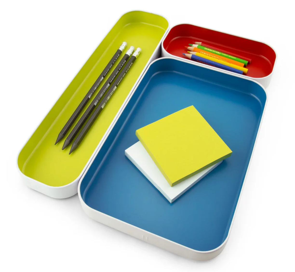 Metal Stacking Bins & Drawer Organizers – Set of 3