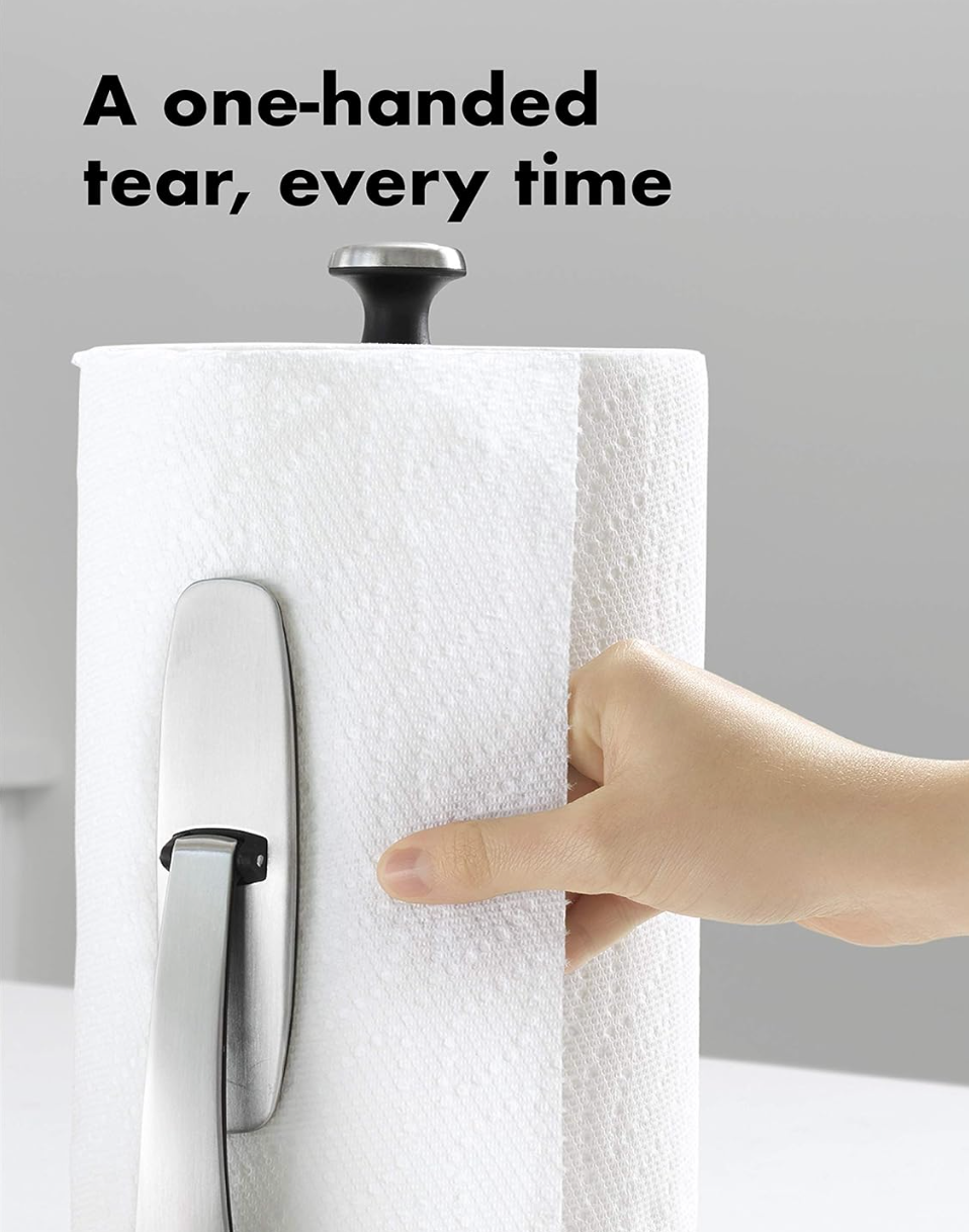 OXO Good Grips SimplyTear Paper Towel Holder - Stainless Steel