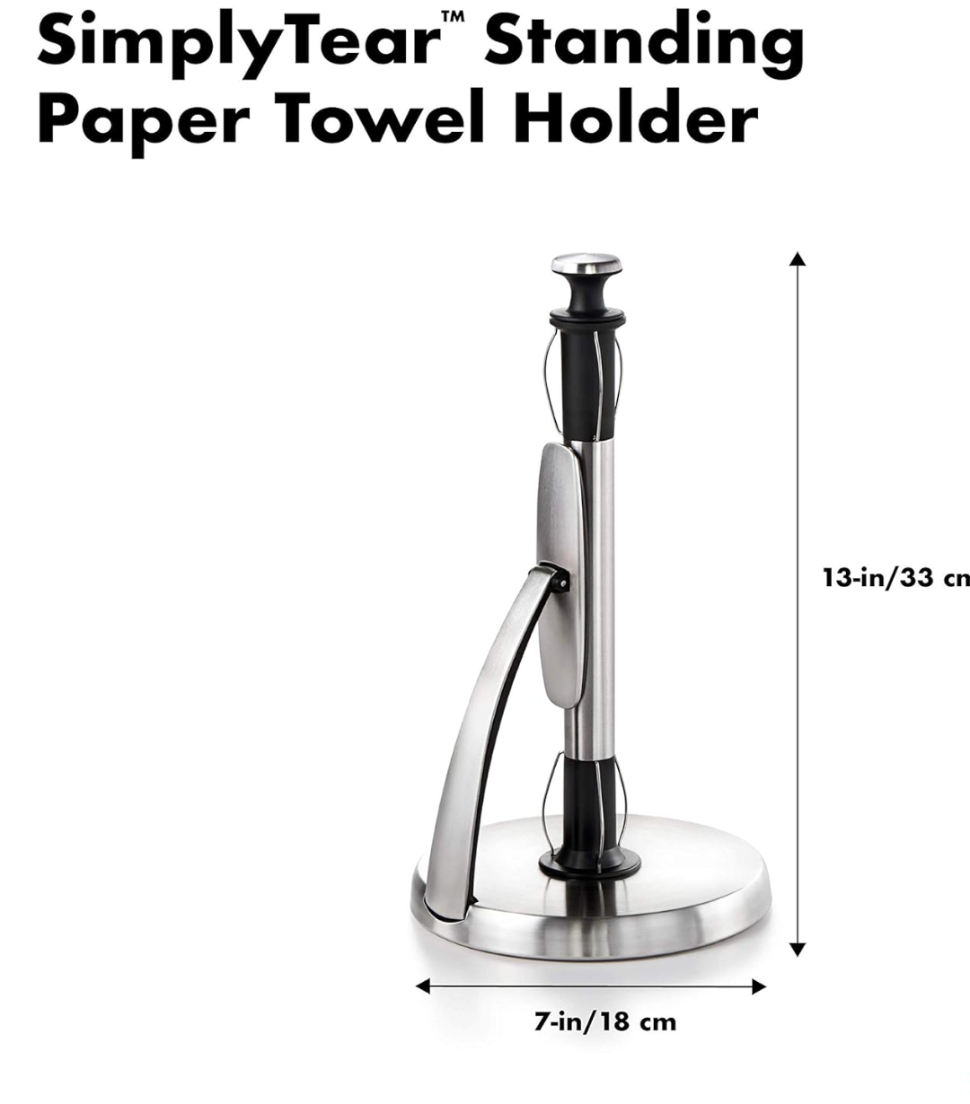 OXO Good Grips SimplyTear Paper Towel Holder - Stainless Steel