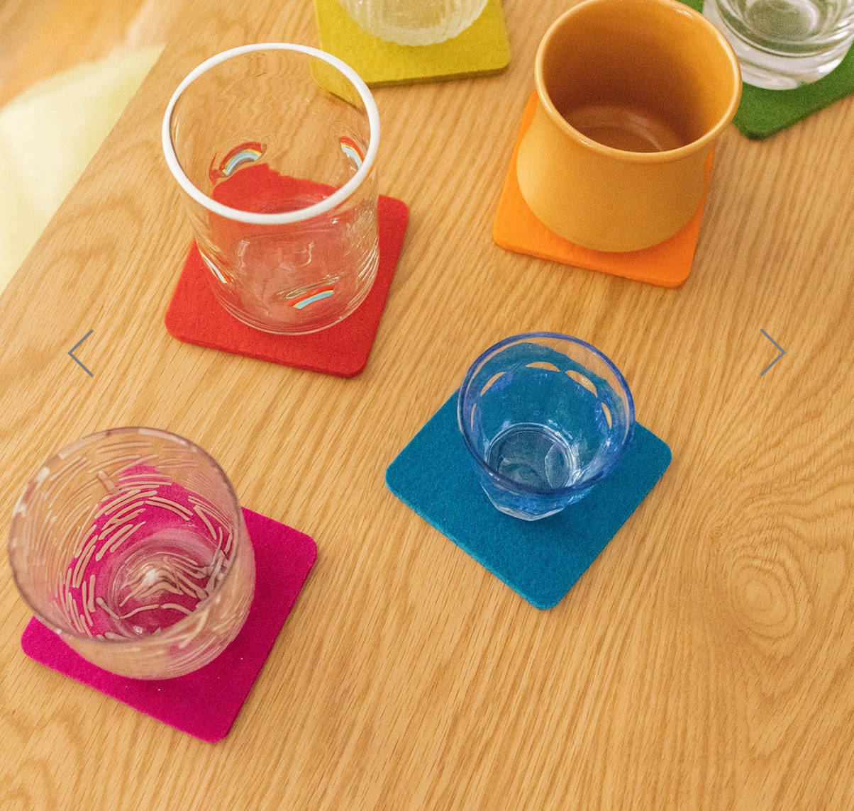 Graf Lantz Bierfilzl Square Felt Coaster – Electric – 4pk