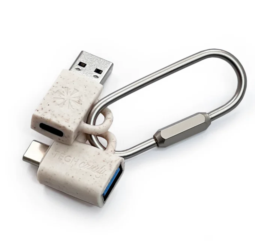 Tech Candy "Adapt Dat" Set of 2 Adapters – Usb A to Usb-C & Usb-C to Usb A