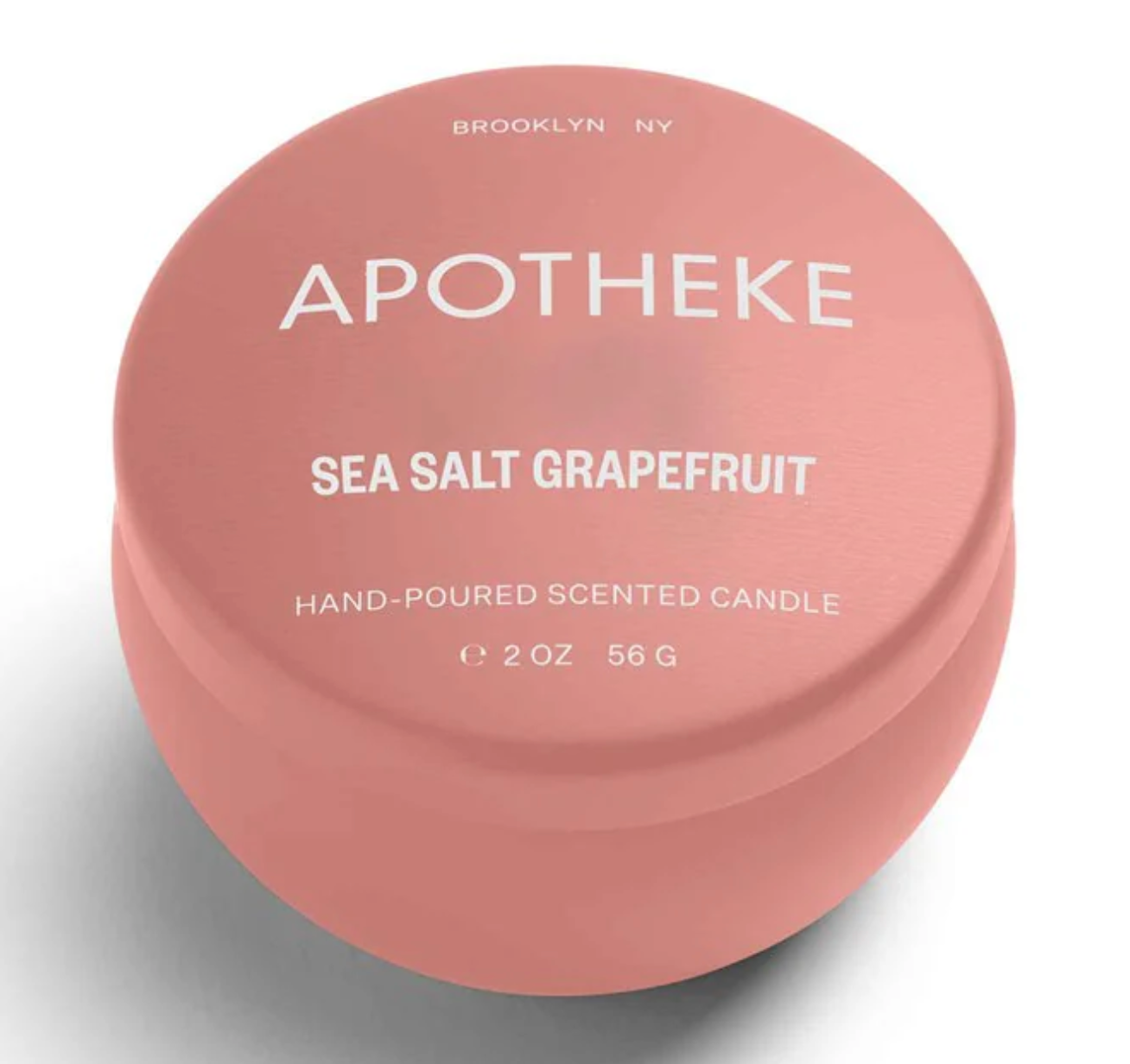 Apotheke Mini Candle Tin – Sea Salt Grapefruit – 2oz