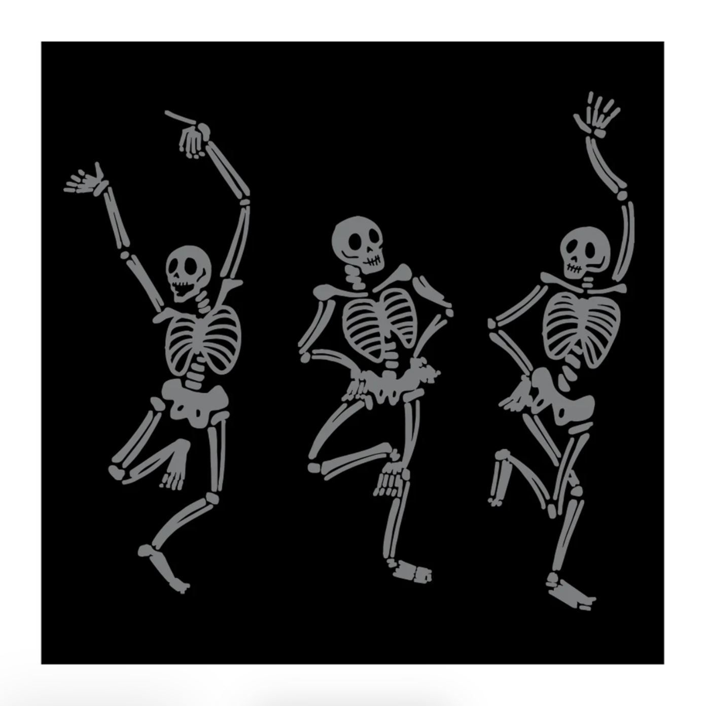 Halloween Dancing Skeleton Beverage Napkin – 20pk