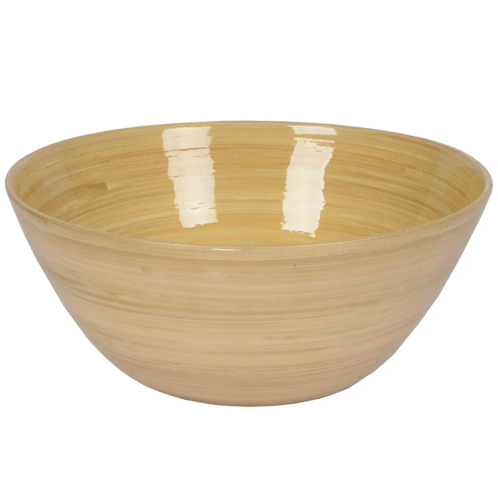 Bamboo Noodle Bowl – Natural – 8.6"Dia. x 3.9"