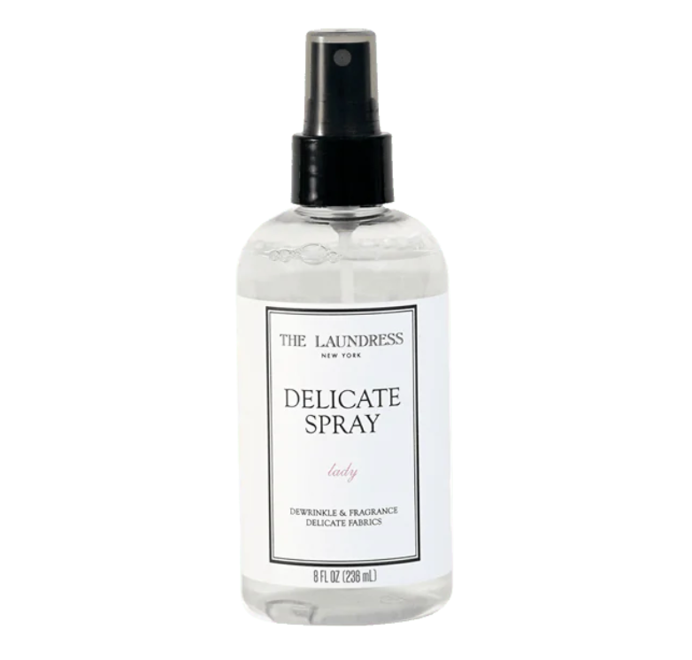 The Laundress Delicate Spray Wrinkle Release with a Sophisticated Lady Soft Scent – 8oz