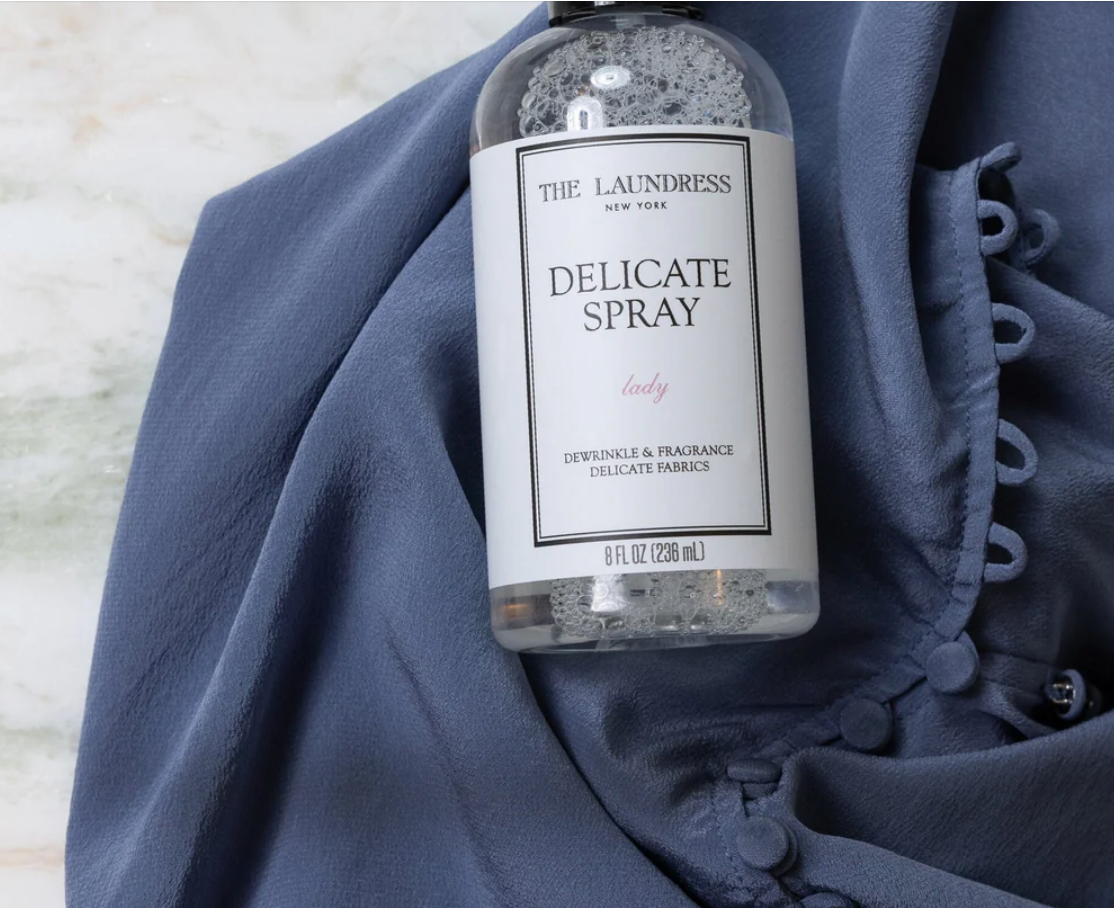 The Laundress Delicate Spray Wrinkle Release with a Sophisticated Lady Soft Scent – 8oz