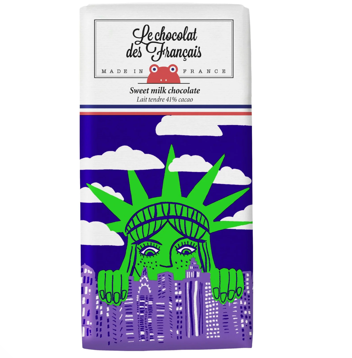 Le Chocolat des Francais – Statue of Liberty – Sweet milk Chocolate – 2.8oz **