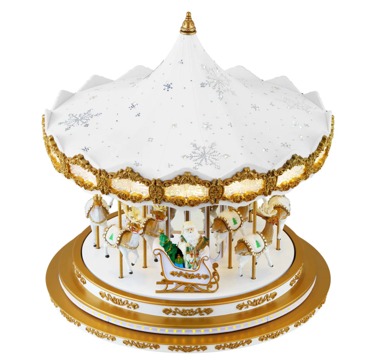 Mr. Christmas 90th Anniversary Collection - Animated & Musical Crystal Carousel