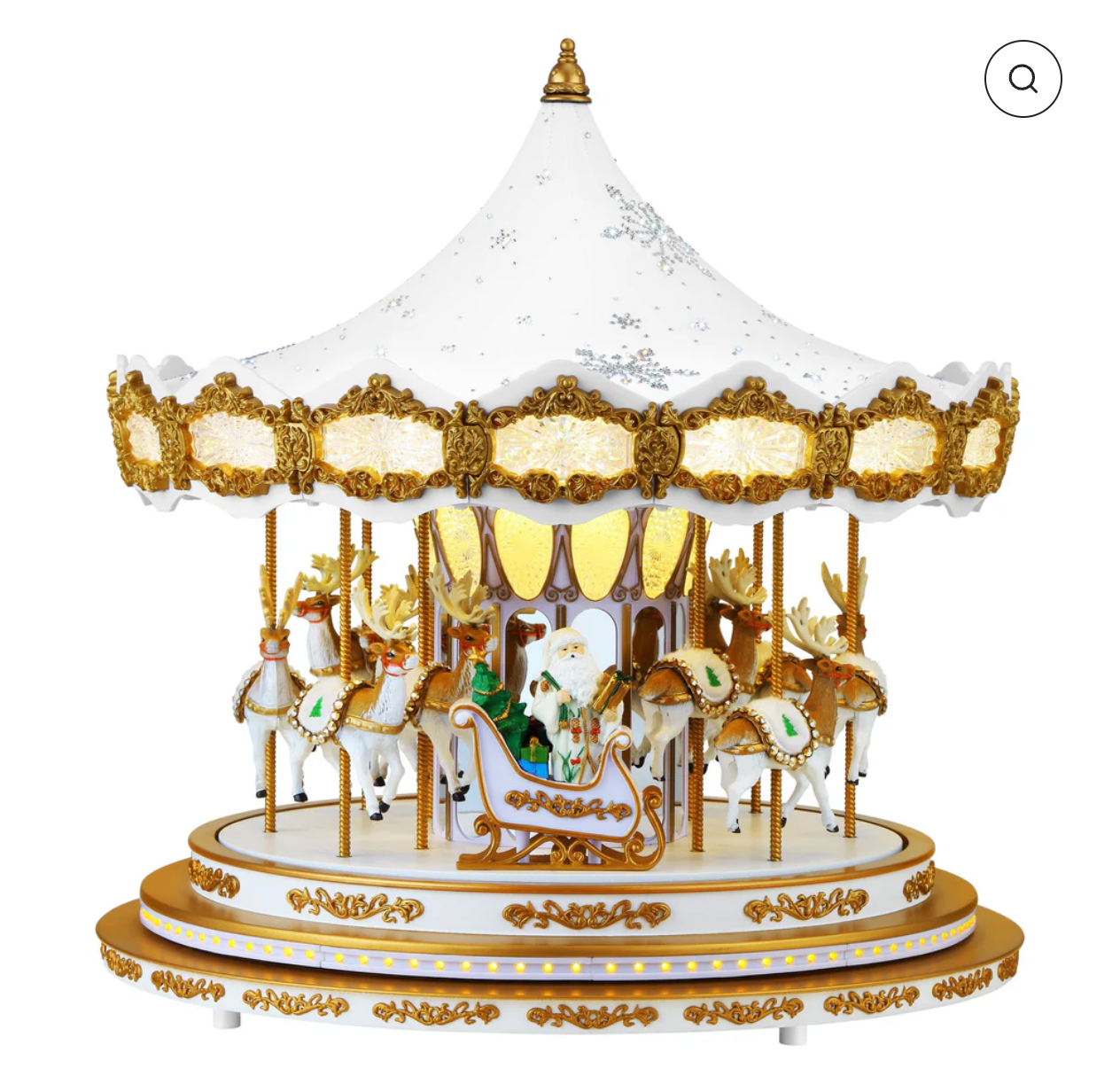 Mr. Christmas 90th Anniversary Collection - Animated & Musical Crystal Carousel